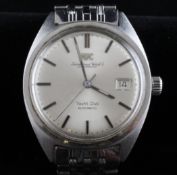 A gentleman`s late 1960`s/early 1970`s stainless steel International Watch Company Yacht Club