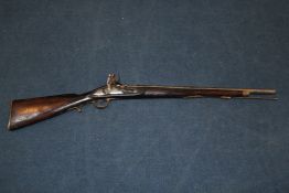 A Tower flintlock musket, with crowned GR cypher to lock plate, 42in.