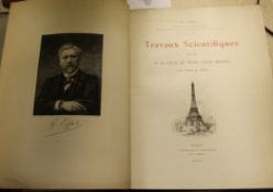 EIFFEL (G) TRAVAUX SCIENTIFIQUE EXEUTES A LA TOUR DE TROIS CENTS METRES DE 1189 A 1900, signed by