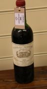 Five bottles of Chateau Margaux 1966, Premier Cru Classe, Margaux. Levels: one high shoulder,