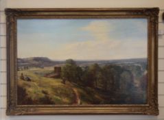 Charles Thomas Burt (1823-1902)oil on canvas,The Edge Hills from Burton Bassett,signed and dated
