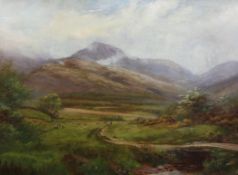 William Lakin Turner (1867-1936)pair of oils on canvas,Near Millbeck, Keswick and Near