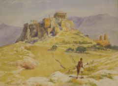 Tristram Ellis (1844-1922)watercolour,Athens 1904,signed,10.5 x 14.75in.