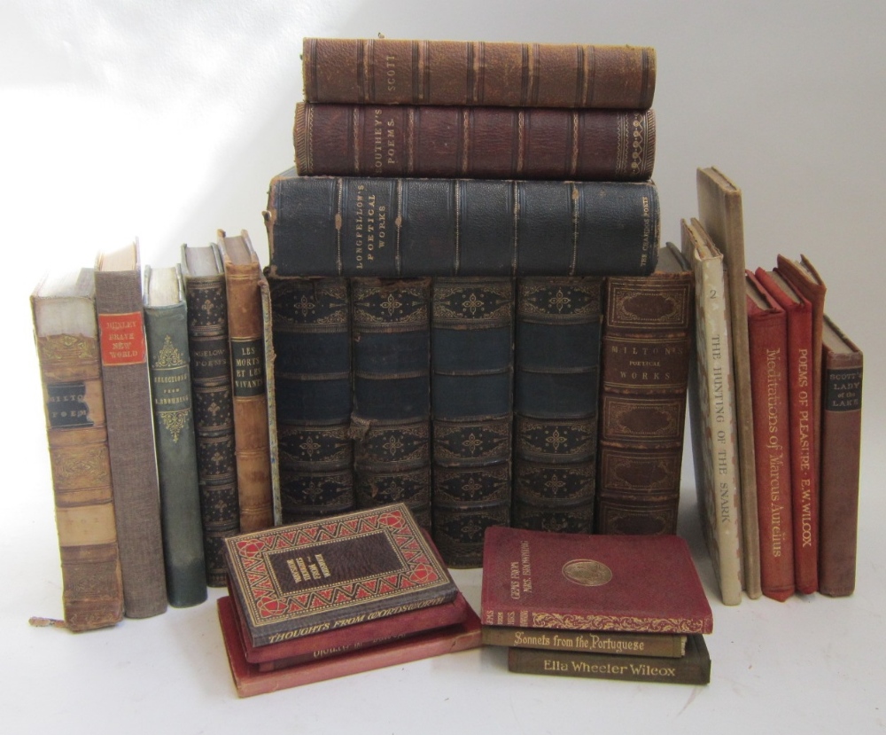 Assorted 19th Century and later Works and Novels including: John Milton Paradise Lost 1821; Lord