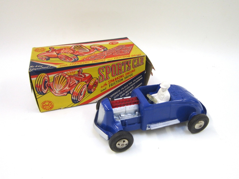 A Marx Friction drive Sports Car No. 1110, in box
