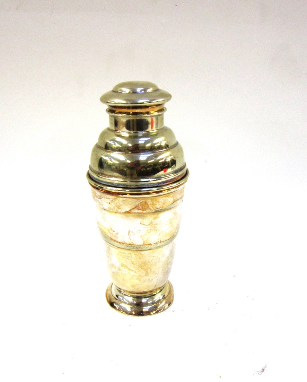 An electroplated Cocktail Shaker