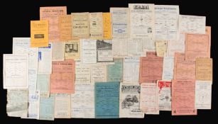 44 Charlton Athletic wartime away programmes, seasons 1941-42 to 1945-46, opposition comprising