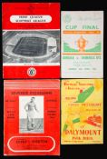 A collection of football programmes with good Irish content dating from the late 1940s and 1950s,