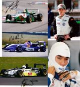 A large quantity of 2000-2004 Formula 3 driver-signed photos and autographs, portraits and racing