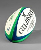 An official match ball for the Rugby World Cup semi-final 2 England v France played in Sydney 16th