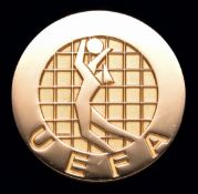 Cyril Knowles`s Tottenham Hotspur 1972 UEFA Cup winner`s medal, 750 continental gold, inscribed