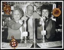 A group of three medals awarded to Percy Whittaker of Wolverhampton Wanderers, i) 9ct. gold & enamel