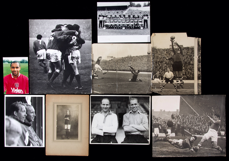 Charlton Athletic photographic archive, a large qty. of mostly b&w press photographs, player