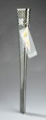 A 2012 London Paralympic Games bearer`s torch with Ellie Simmonds autographed `shard`, acquired at