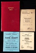 Rowing programmes, Durham Regatta 22.6.1938; Maidenhead Amateur Regatta 3.8.1929; Henley Royal