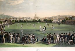 After William Drummond & Charles Basebe, THE CRICKET MATCH BETWEEN SUSSEX AND KENT AT BRIGHTON.