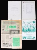 A collection of 65 Tottenham Hotspur programmes for overseas matches dating from 1980 onwards,