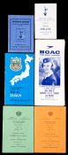 A collection of Tottenham Hotspur club itineraries, for the 1971 and 1973 League Cup finals, Tours