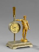 A clock believed to be an Olympic Games souvenir from the 1908 Franco-British Exhibition in London