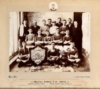 An official photograph of Charlton Athletic in season 1907-08, ONLY THE CLUB`S THIRD SEASON AND