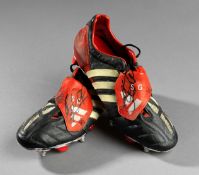 A signed pair of Steven Gerrard football boots, understood to have been match worn in 2004, and