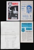 A collection of 145 Tottenham Hotspur programmes for friendlies, mostly aways and with a lot of