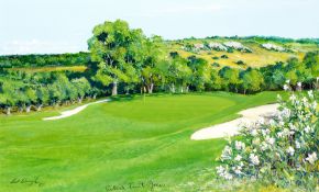 Bill Waugh (contemporary) EL TUNEL, THE THIRD GREEN (THE 1997 RYDER CUP SERIES, VALDERRAMA)