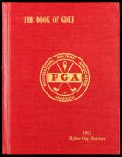 1951 Ryder Cup programme, ‘The Book of Golf’ published by the PGA of America for the matches at
