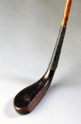 A John Jackson of Perth long-nosed scared-neck putter circa 1850, the head stamped JACKSON, with a