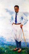 After Wayman Elbridge Adams (American, 1183-1959) PORTRAIT OF THE GOLFER BOBBY JONES a limited