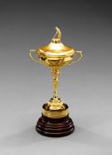 Jaime Ortiz-Patiño’s silver-gilt replica of the Ryder Cup trophy, hallmarked, JB, London,