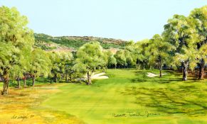 Bill Waugh (contemporary) EL ARBOL, THE SECOND HOLE (THE 1997 RYDER CUP SERIES, VALDERRAMA)