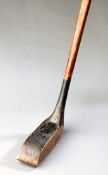 A splendid patent gripless hickory shafted putter, pat. no. 671039 on head, the head is double