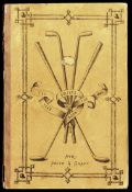 THE FIRST GOLFING ANNUAL PUBLISHED: Smith (Robert Howie) The Golfer’s Year Book for 1866, SCARCE: