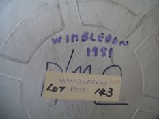 1981 Wimbledon Lawn Tennis Championships 16mm Original Celluloid Film, (58mins) a production of