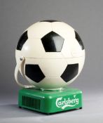 An early example of a novelty beer chiller produced by Carlsberg for the 1970 World Cup, a release