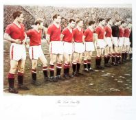 `The Last Line Up` a large colour limited edition print, this example numbered 223/1958, taken