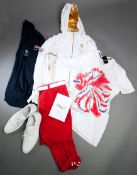 Official Team GB issue men`s clothing for the Opening and Closing Ceremonies of the London 2012