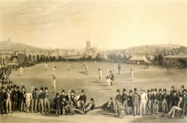 After William Drummond & Charles Basebe THE CRICKET MATCH BETWEEN SUSSEX AND KENT AT BRIGHTON
