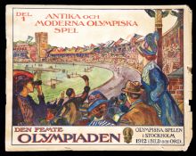 1912 Stockholm Olympic Games publication Dem Femte Olympiaden, F.S. Hermelin & E. Peterson, a