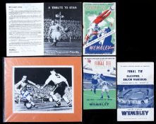 Blackpool programmes and memorabilia, F.A. Cup final programmes for 1948, 1951 & 1953; sold together