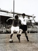 12 original b&w press photographs from the 1958 World Cup, nearly all match action shots, various