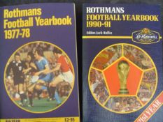Rothman`s Football Yearbooks, 33 vols from 1970-71 to 2002-03