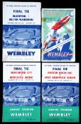 11 FA Cup final programmes, for 1948 and then an unbroken run for 1953-1962