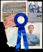 A collection of Everton memorabilia relating to their great sides of the 1960s and 1980s,