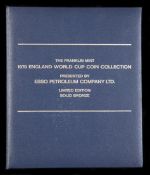 The Franklin Mint 1970 England World Cup Coin Collection, presented by Esso Petroleum Company