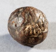 A very scarce leather ball used for a game in the Tudor times probably real tennis, DISCOVERED IN