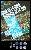 Pressman`s memorabilia from the Argentina 1978 World Cup, comprising: an official guide issued to
