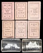 Six Tottenham Hotspur handbooks, for 1919-20, 1923-24, 1924-25, 1925-26, 1926-27 & 1936-37; sold