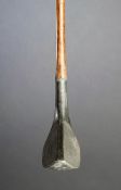 A Standard Golf Co. Mills Duplex 1/2 model metalwood circa 1910, designed with two faces for play